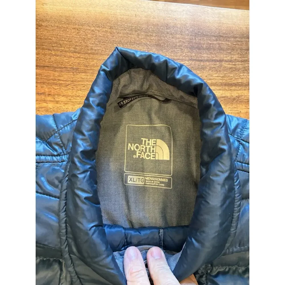The North Face Reyes ThermoBall Insulated Button Shirt‎ Jacket Blue Men XL C916